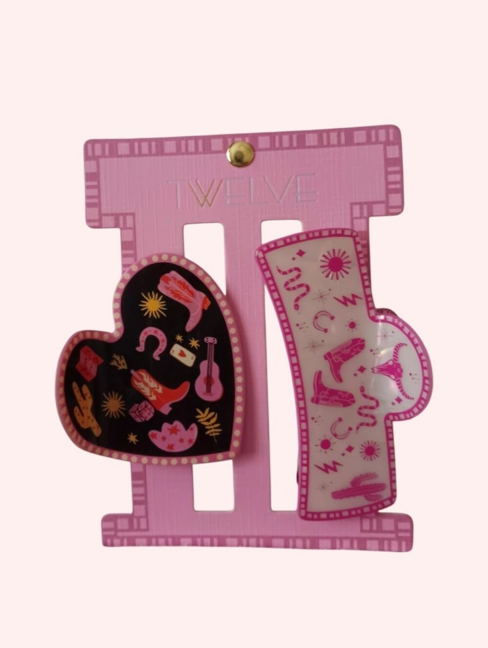 Western Cowgirl Hair Claw Clips
